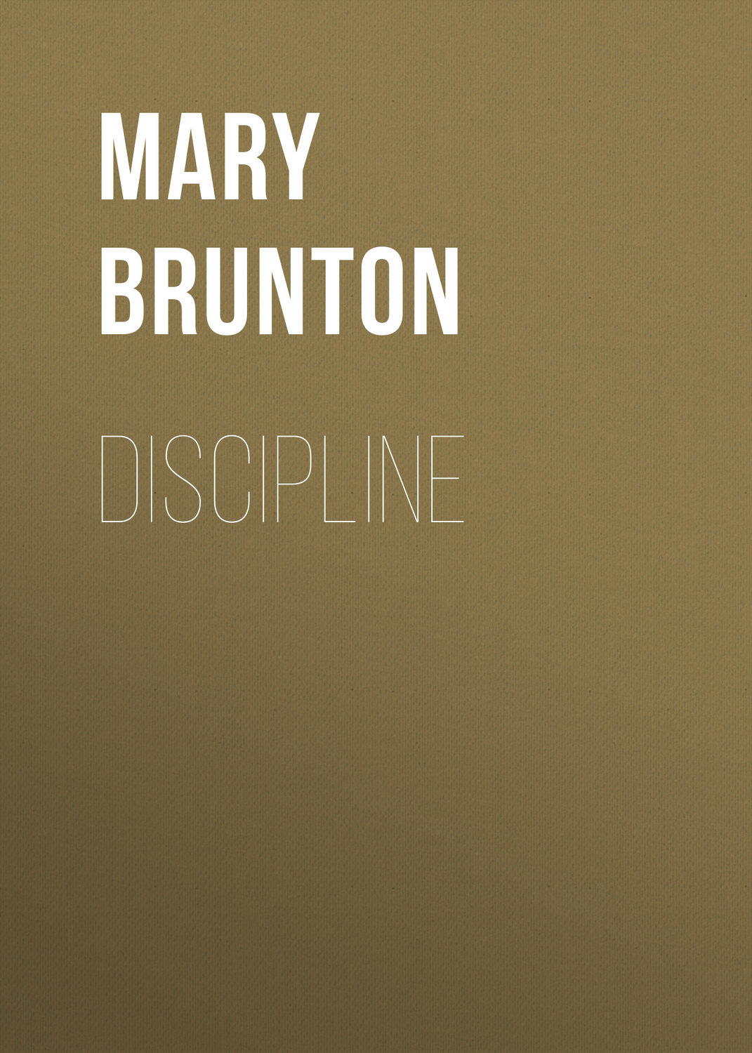 Обложка книги «Discipline»