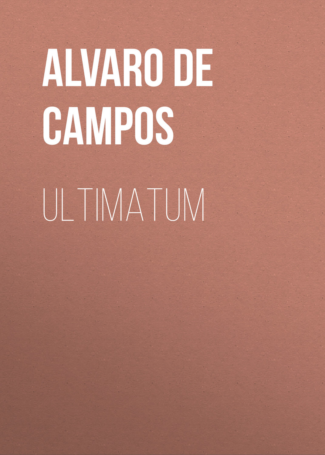 Обложка книги «Ultimatum»