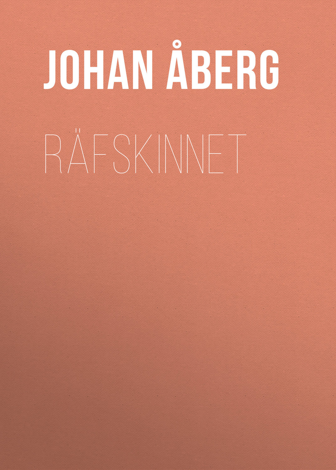 Обложка книги «Räfskinnet»
