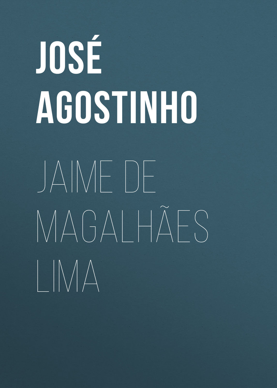 Обложка книги «Jaime de Magalhães Lima»