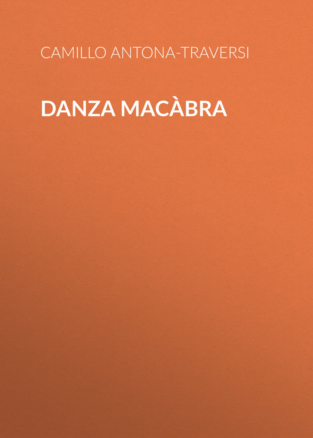 Обложка книги «Danza macàbra»