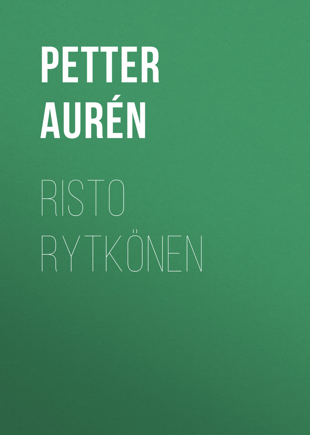 Обложка книги «Risto Rytkönen»