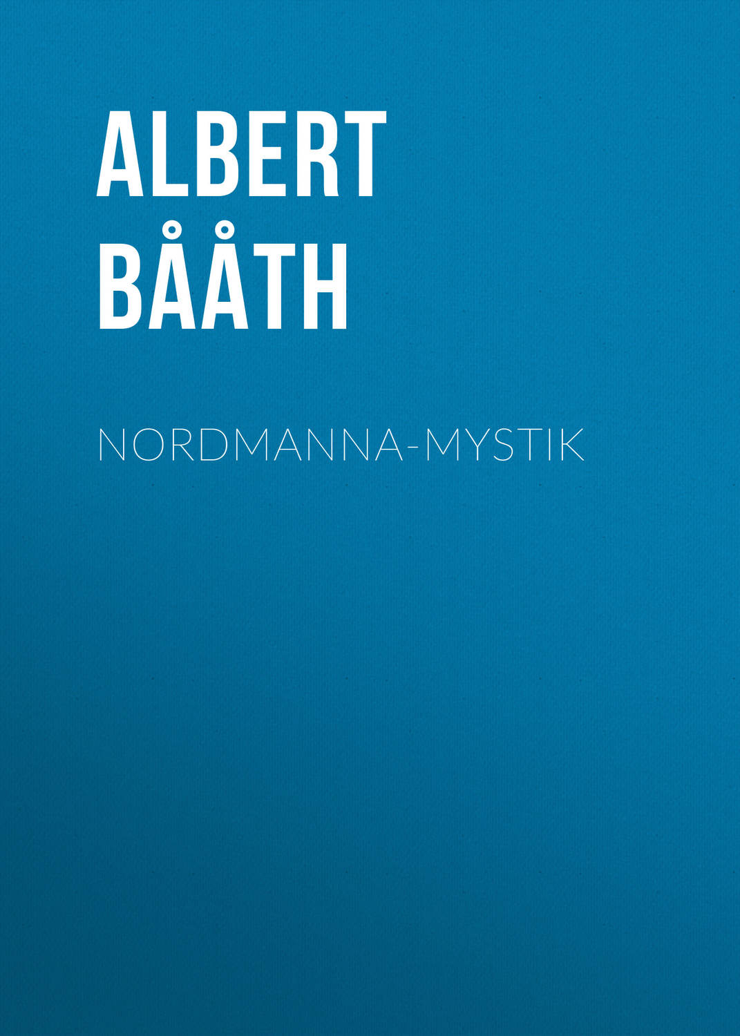 Обложка книги «Nordmanna-Mystik»
