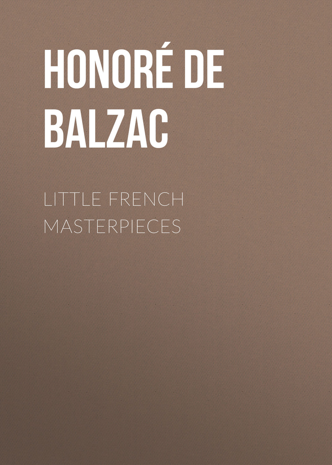 Обложка книги «Little French Masterpieces»