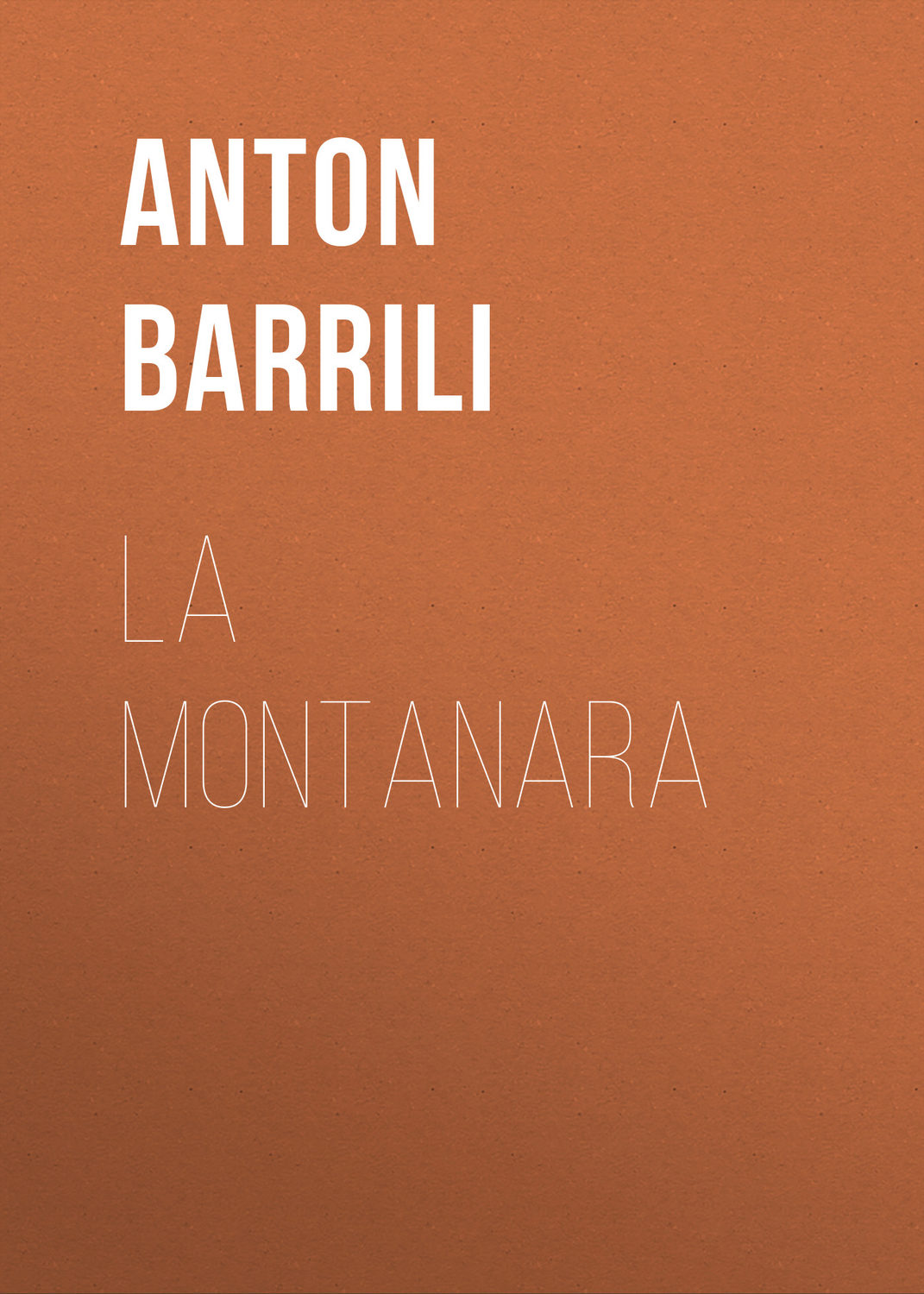 Обложка книги «La montanara»