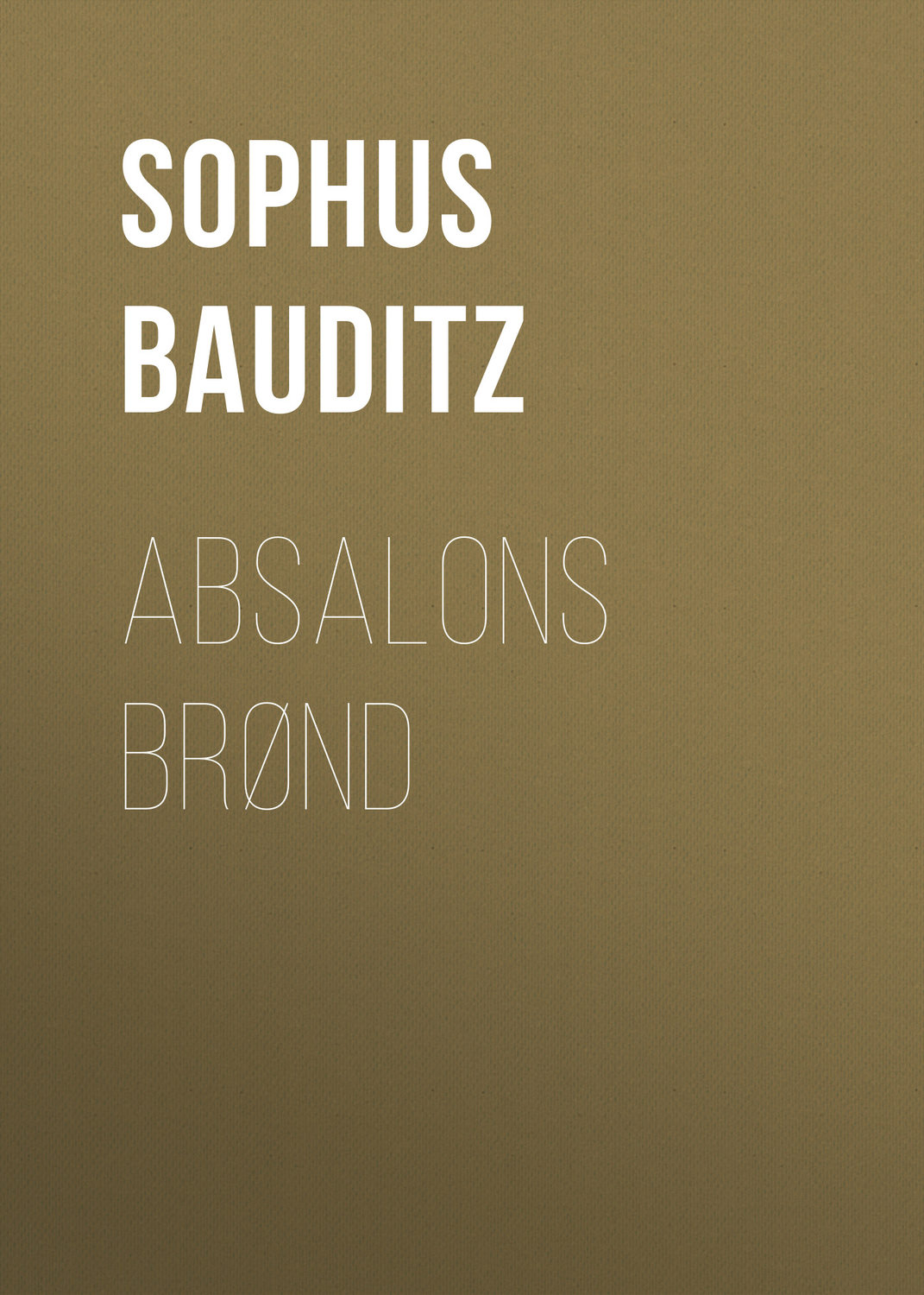 Обложка книги «Absalons Brønd»