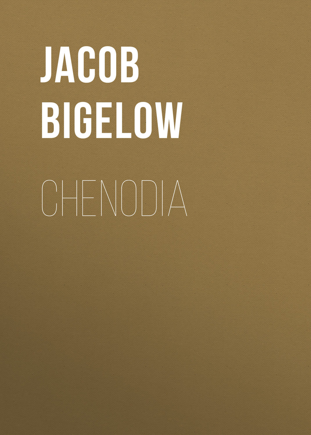 Обложка книги «Chenodia»