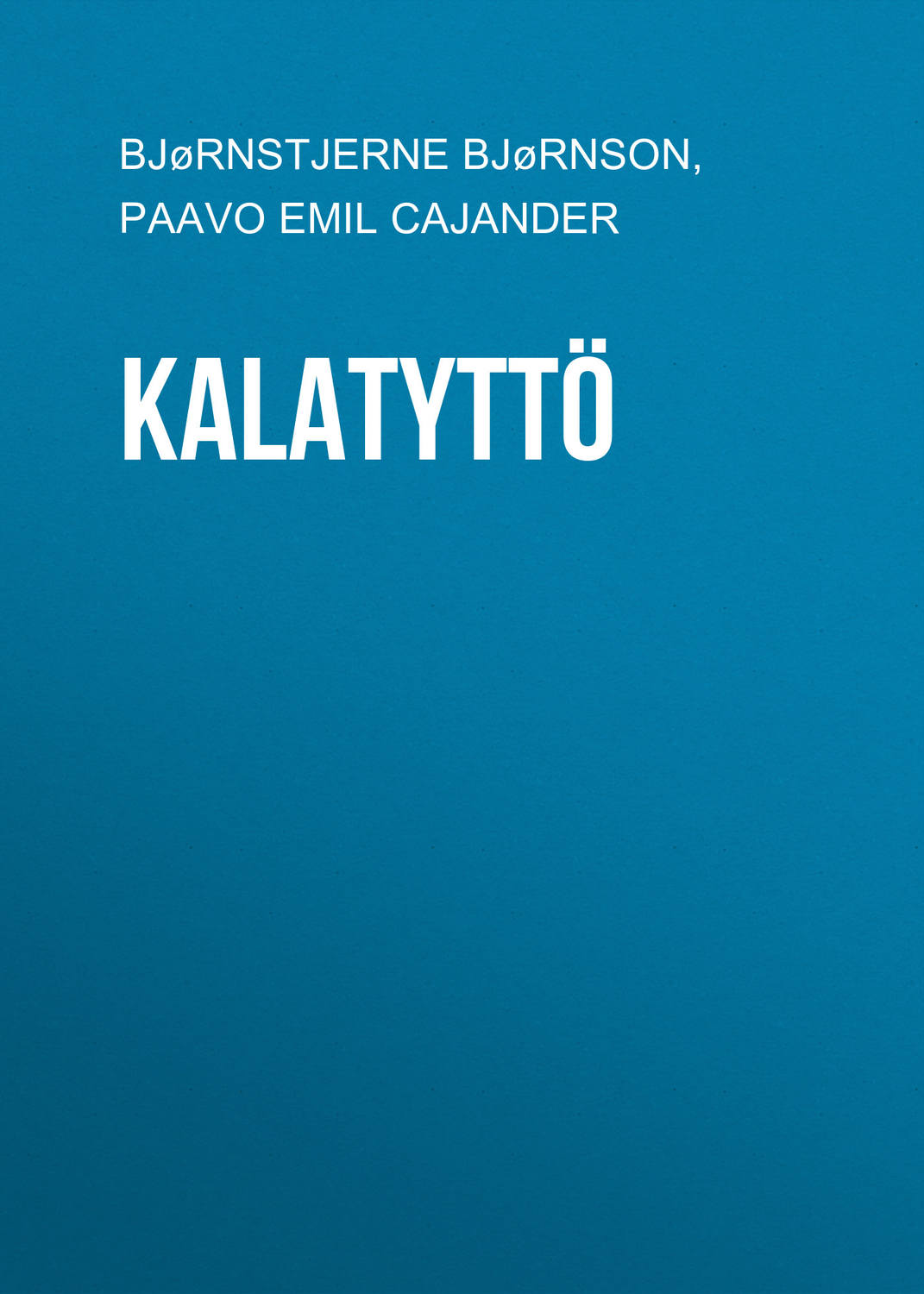 Обложка книги «Kalatyttö»