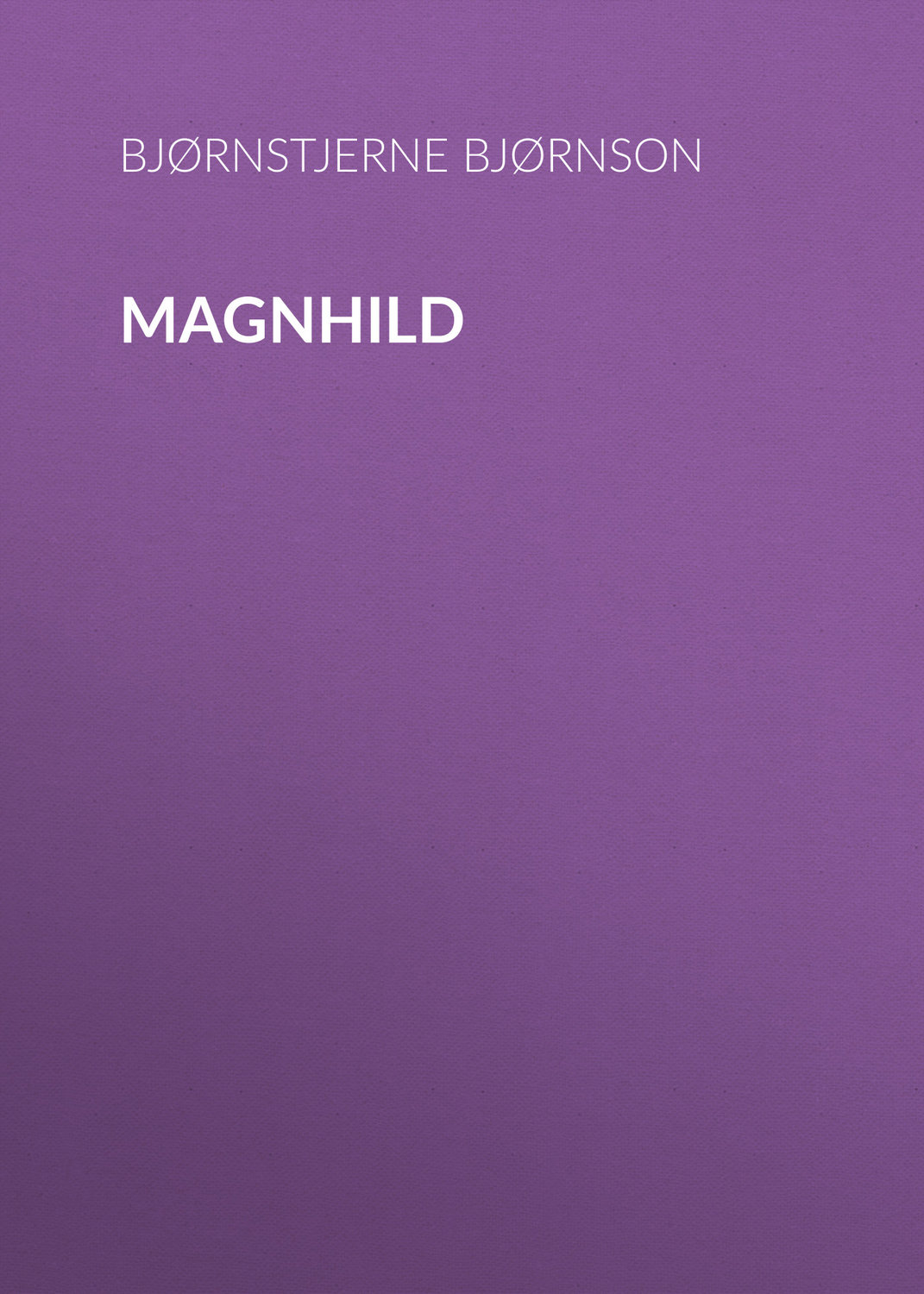Обложка книги «Magnhild»