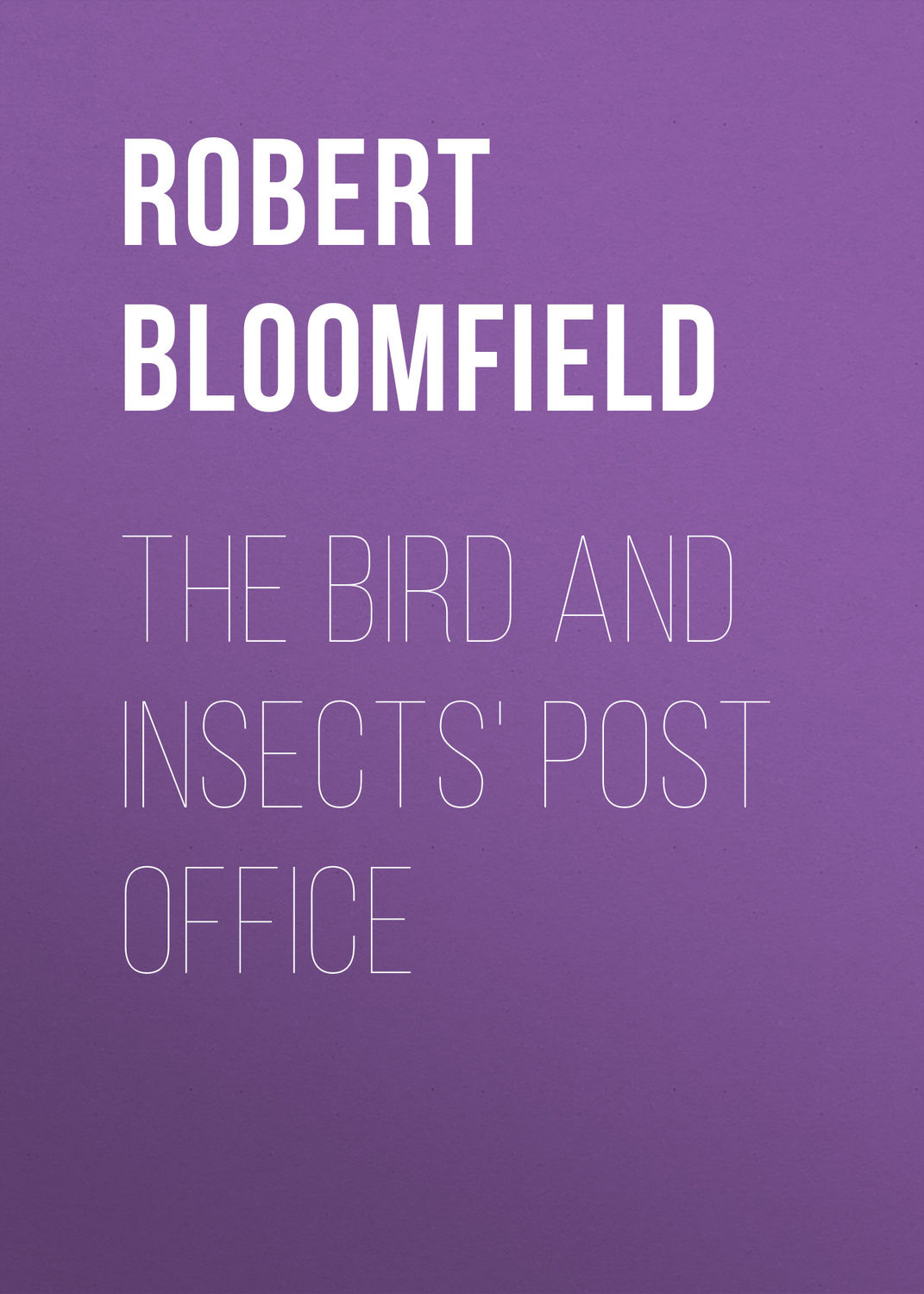 Обложка книги «The Bird and Insects' Post Office»