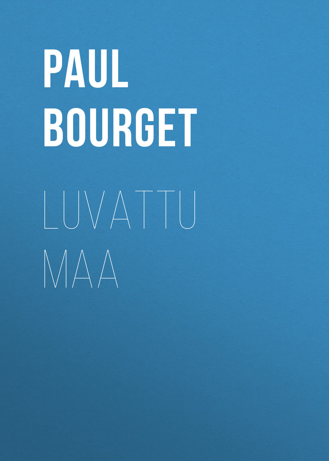 Обложка книги «Luvattu maa»