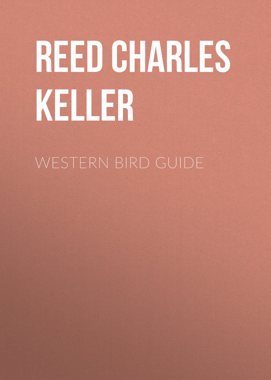 Обложка книги «Western Bird Guide»