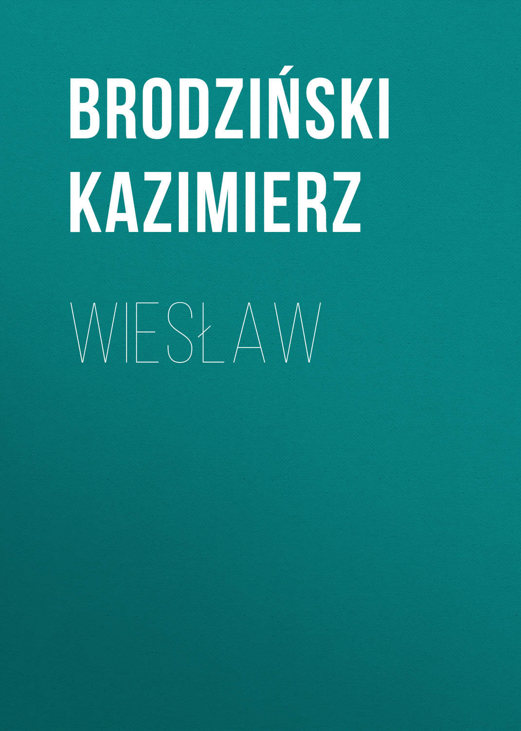 Обложка книги «Wiesław»
