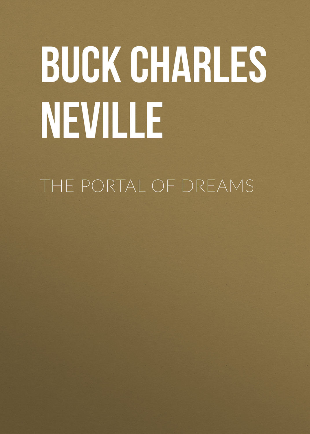 Обложка книги «The Portal of Dreams»