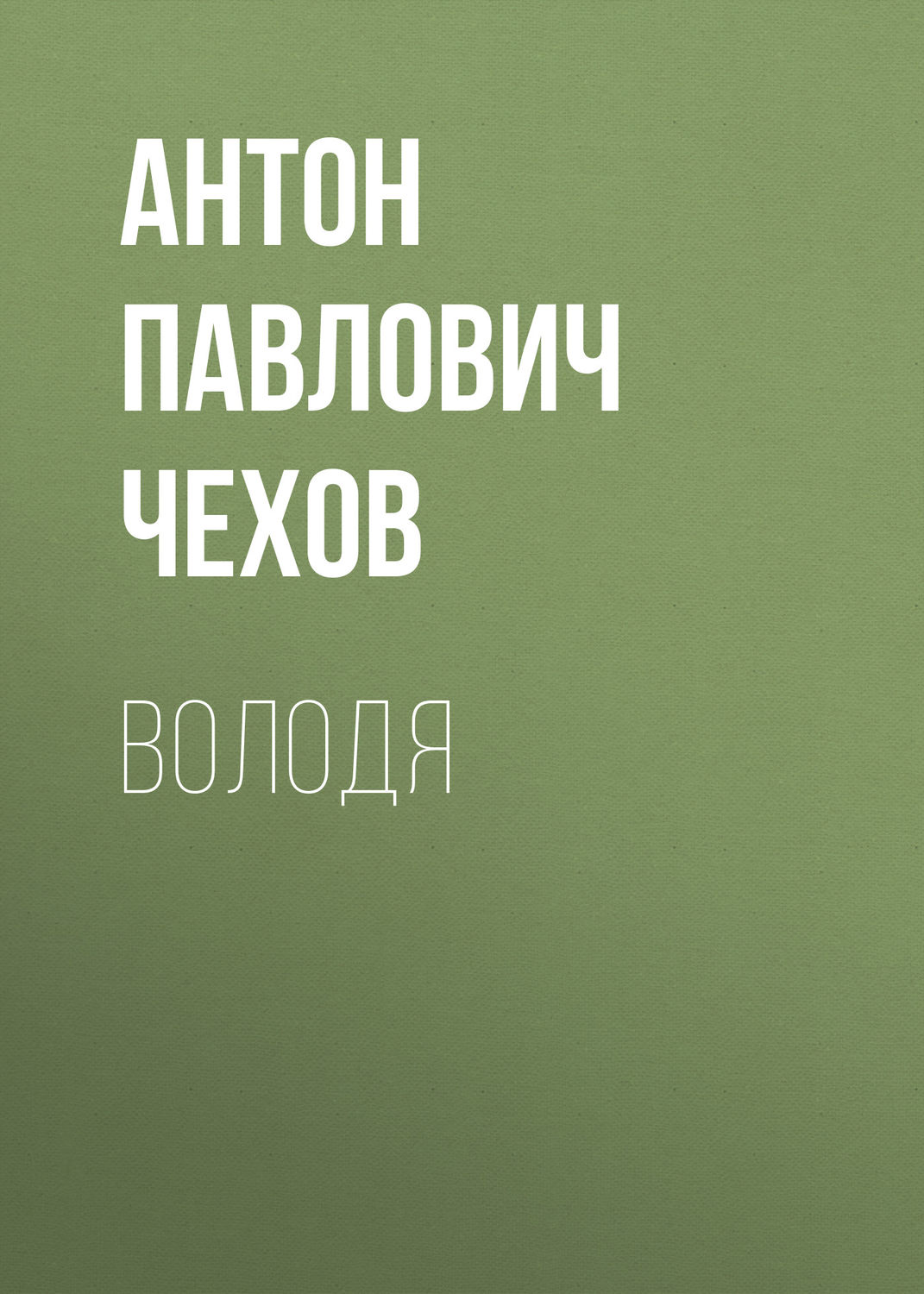 Обложка книги «Володя»