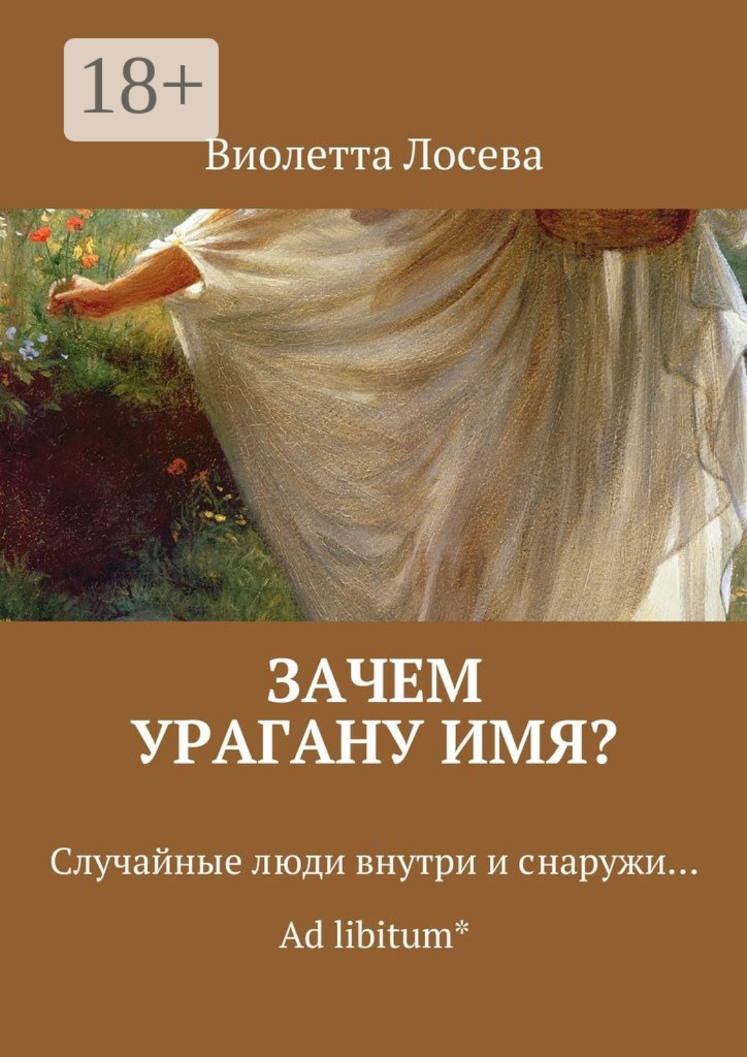 Обложка книги «Зачем урагану имя? Случайные люди внутри и снаружи… Ad libitum*»