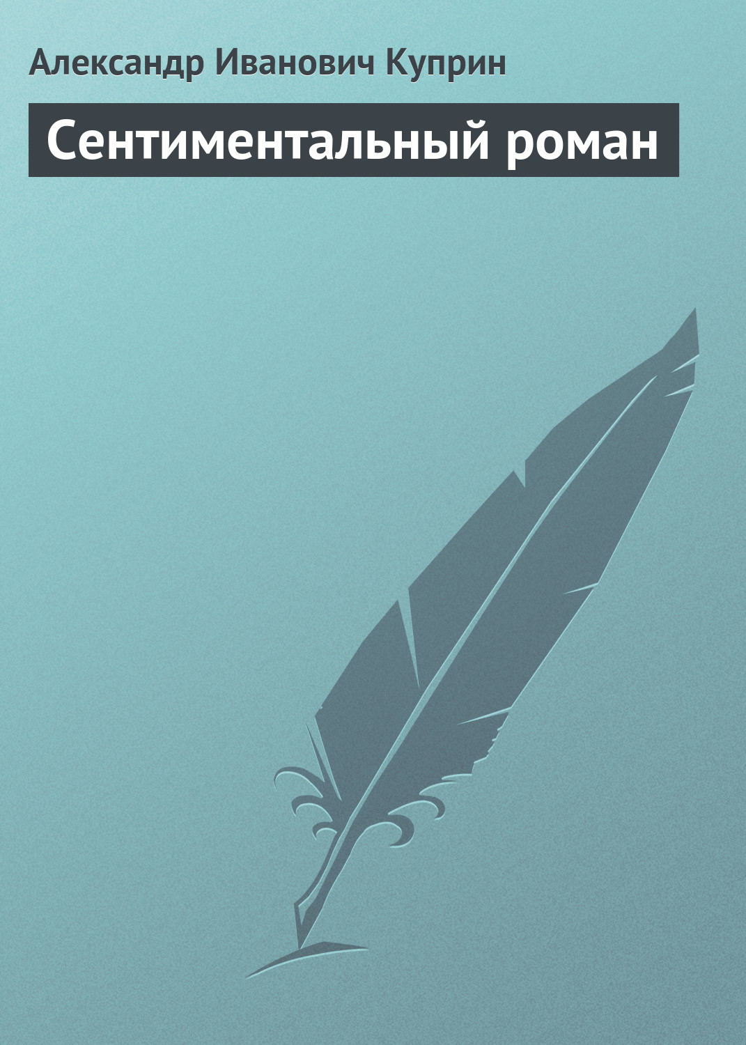Обложка книги «Сентиментальный роман»