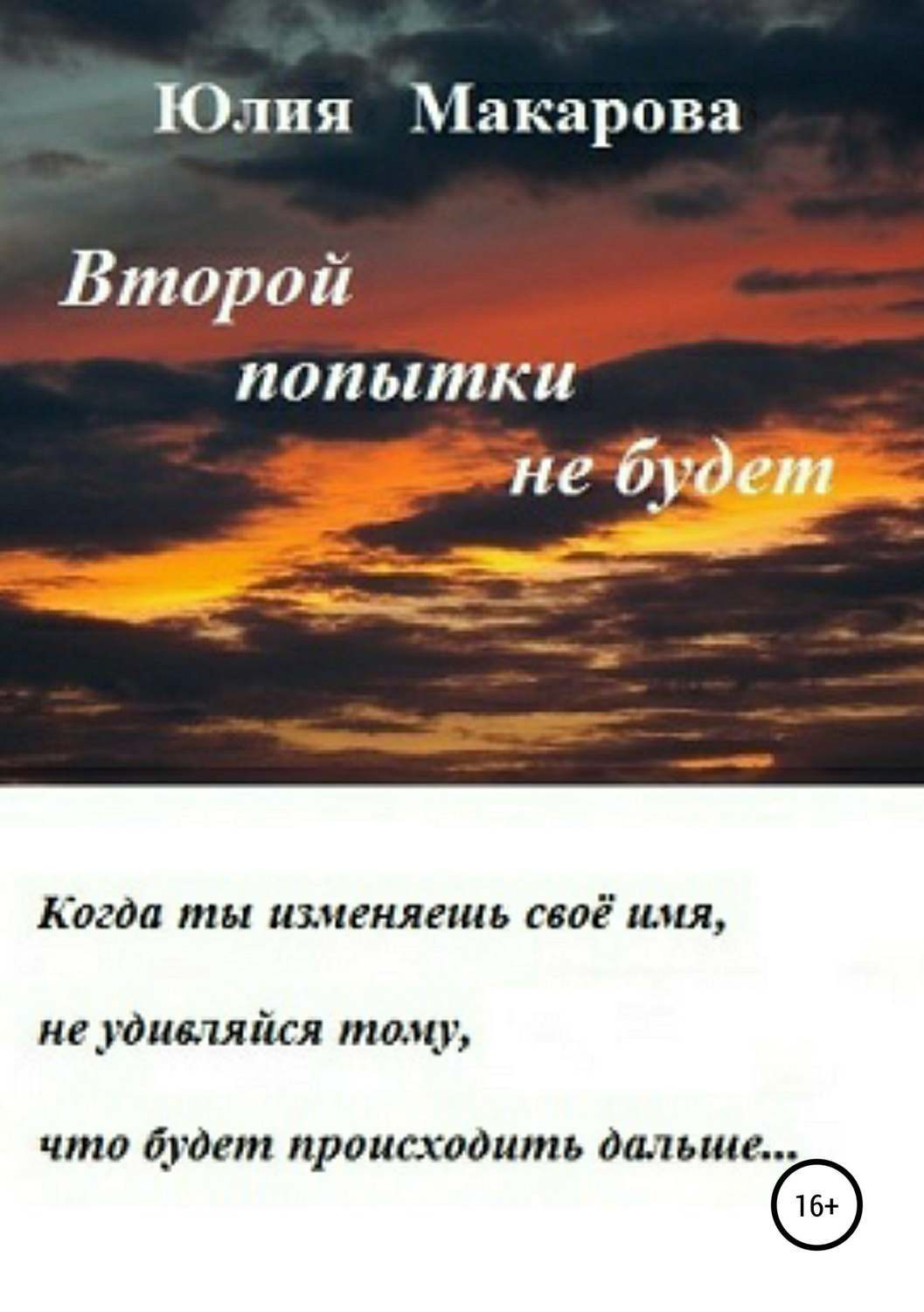 Обложка книги «Второй попытки не будет»