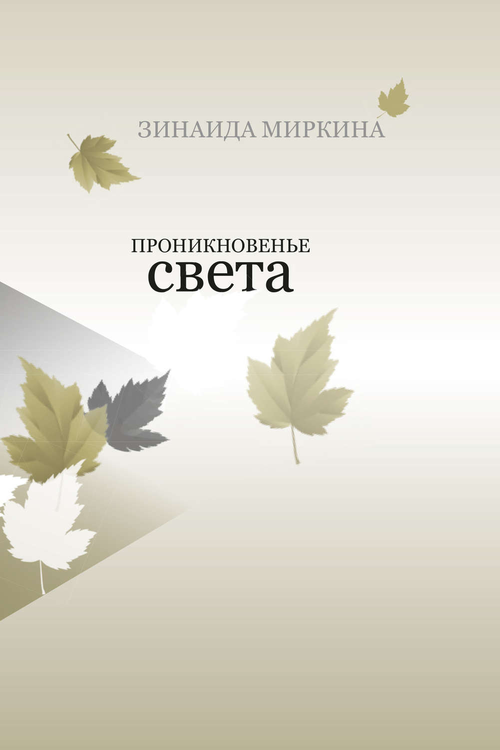 Обложка книги «Проникновенье света»