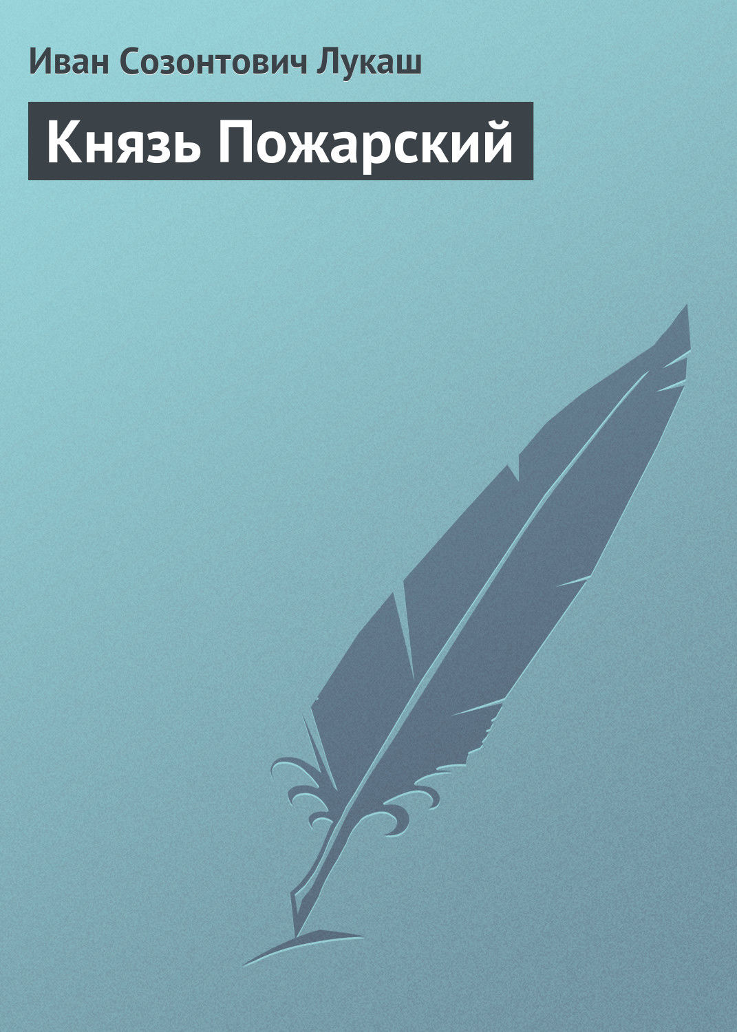 Обложка книги «Князь Пожарский»