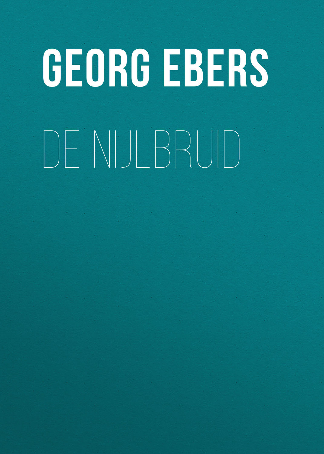 Обложка книги «De nijlbruid»