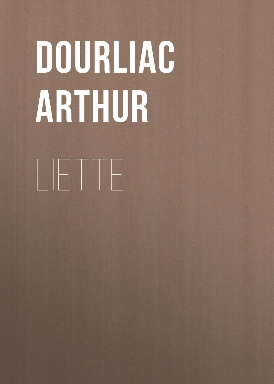Обложка книги «Liette»