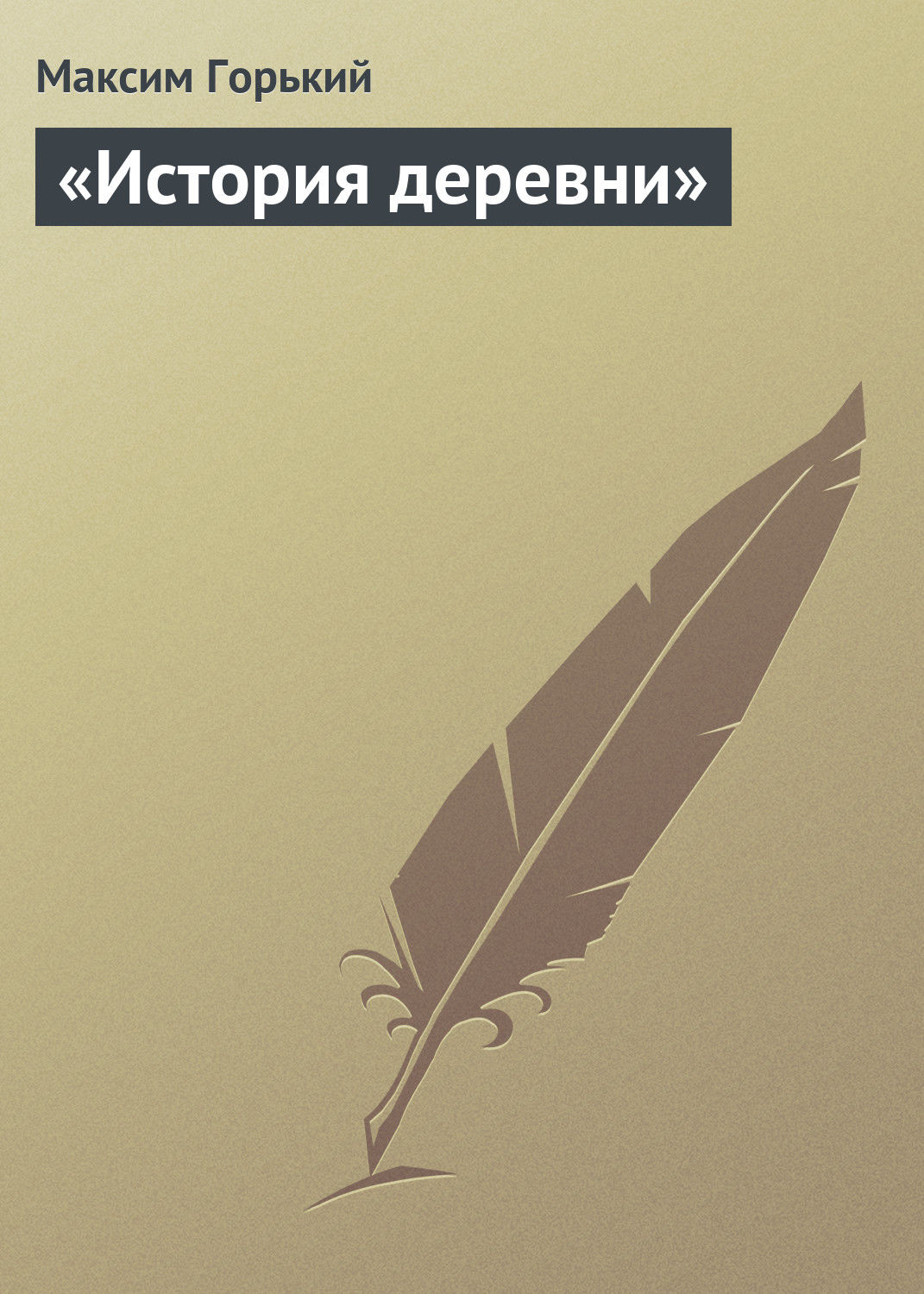 Обложка книги ««История деревни»»