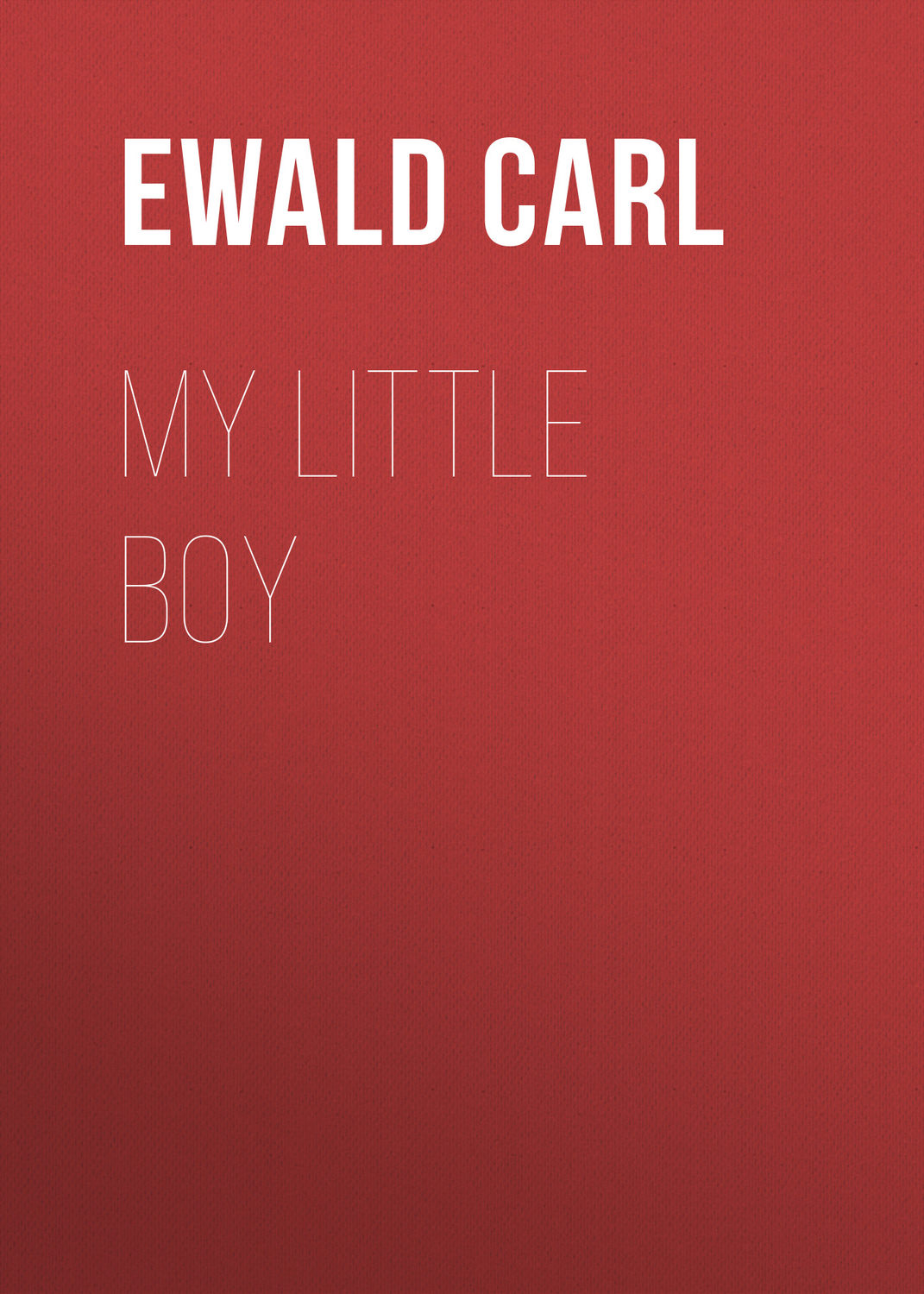 Обложка книги «My Little Boy»