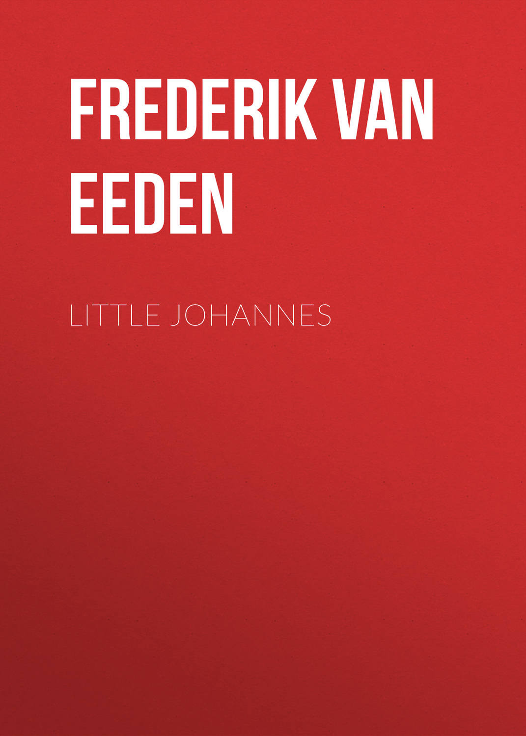 Обложка книги «Little Johannes»