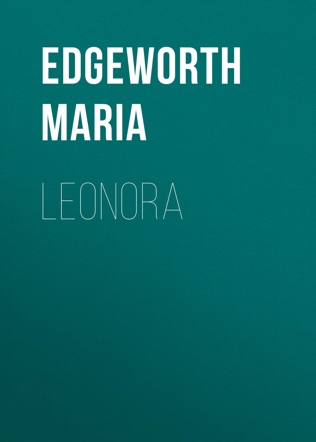 Обложка книги «Leonora»