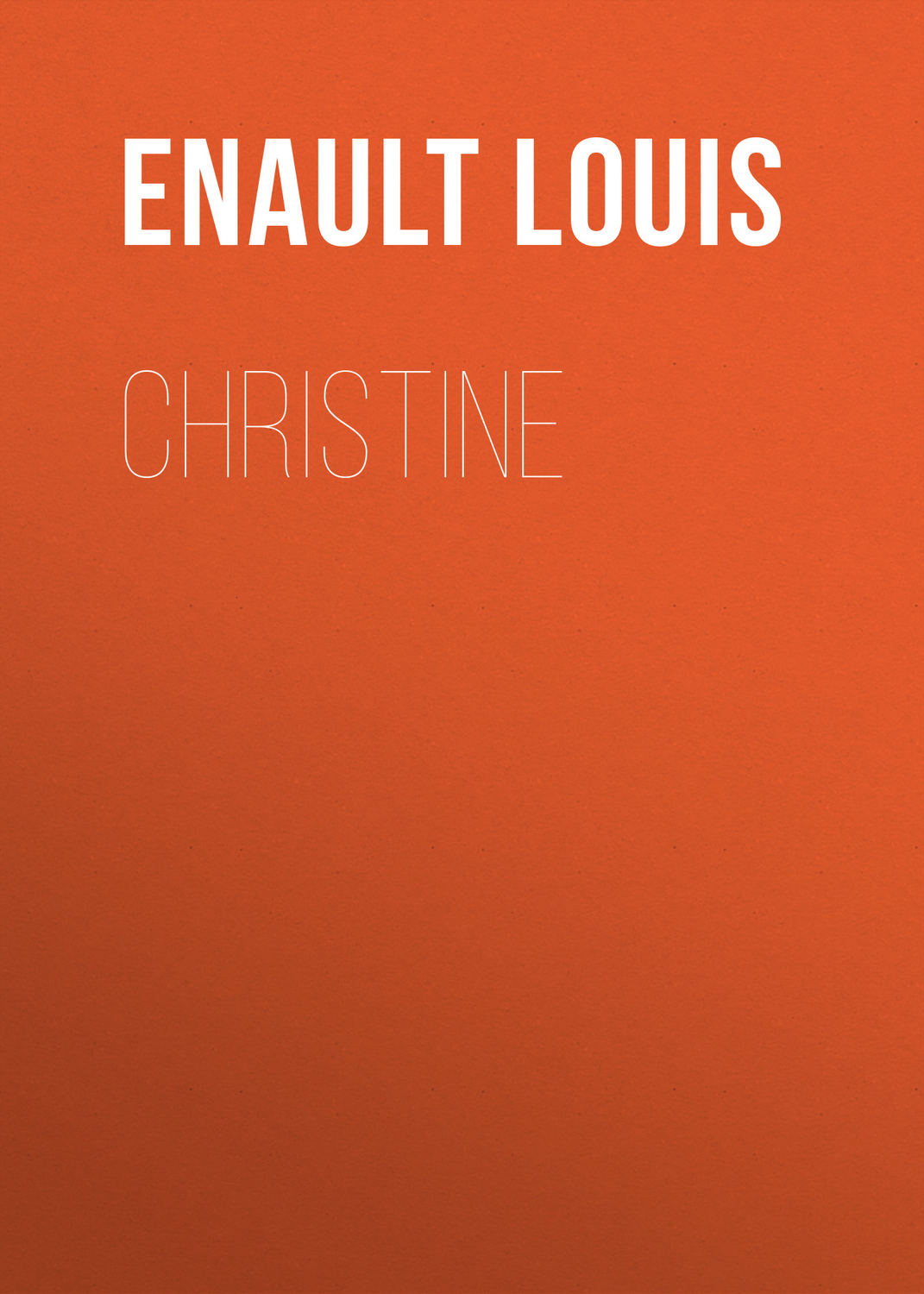 Обложка книги «Christine»