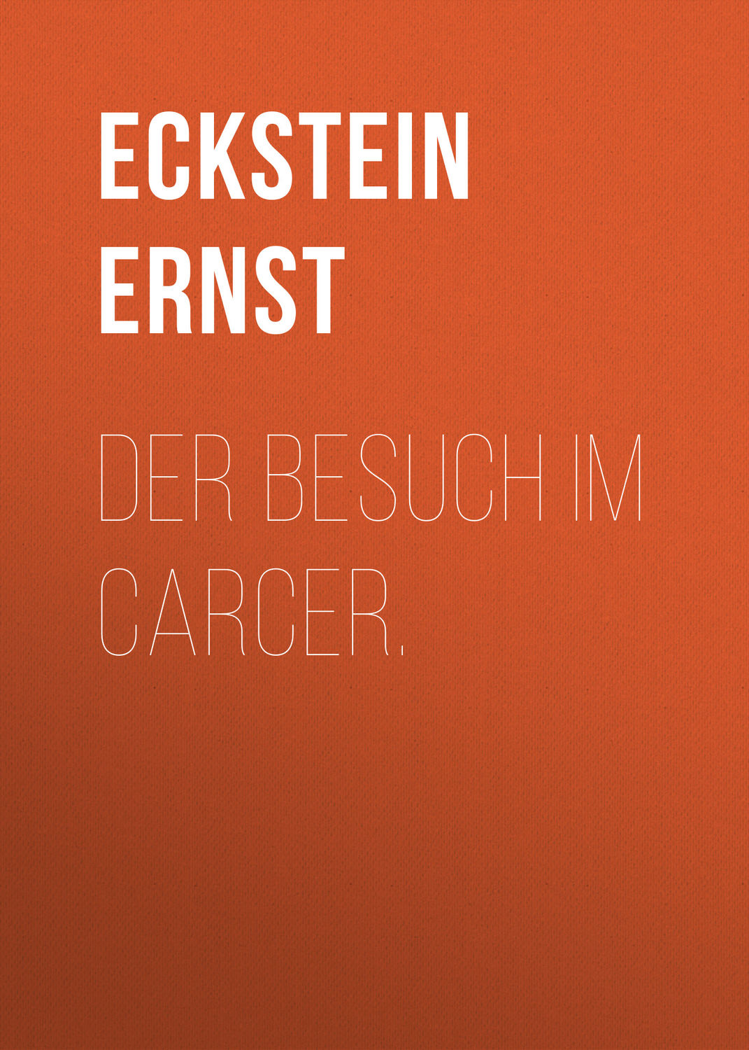 Обложка книги «Der Besuch im Carcer.»