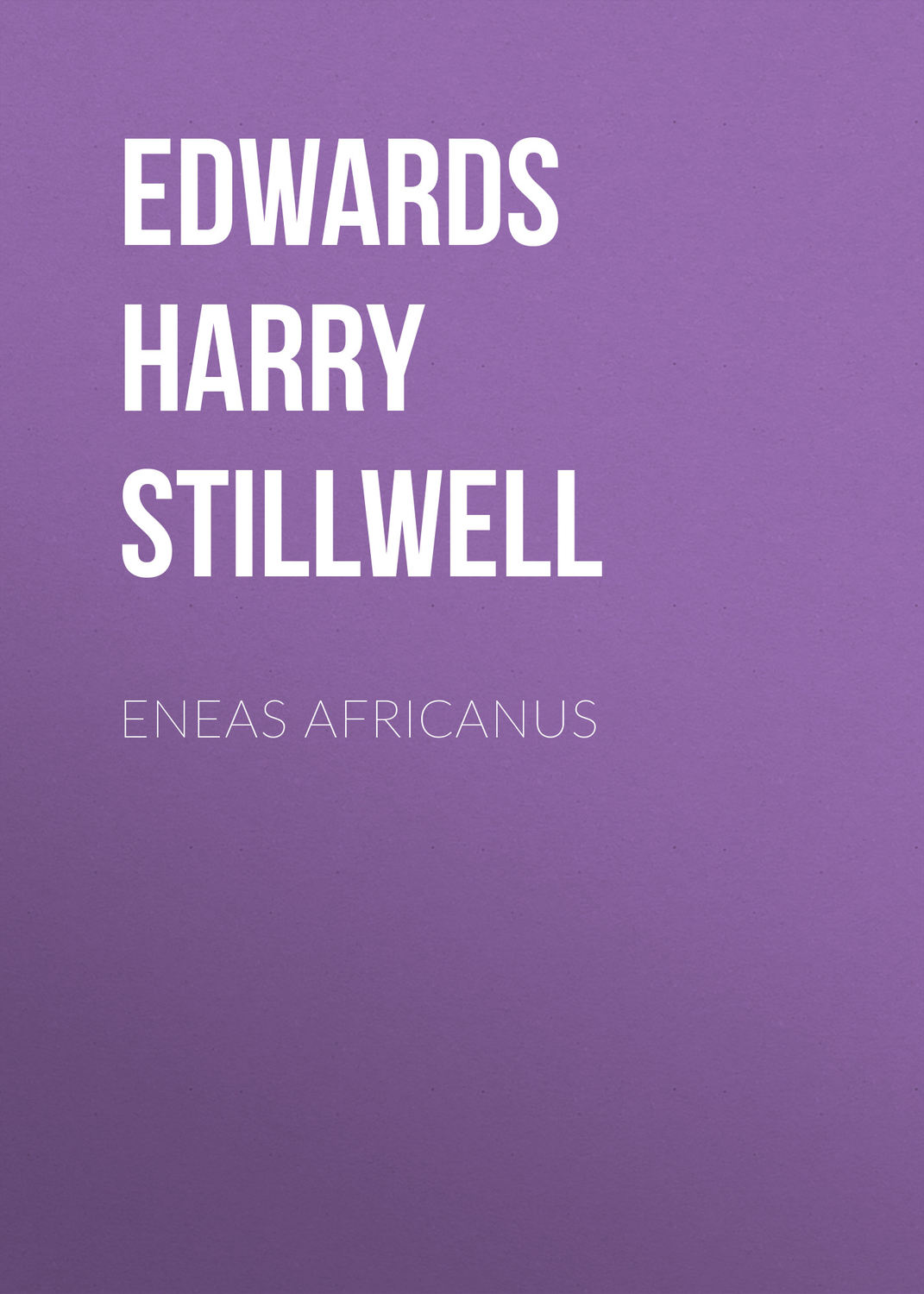 Обложка книги «Eneas Africanus»