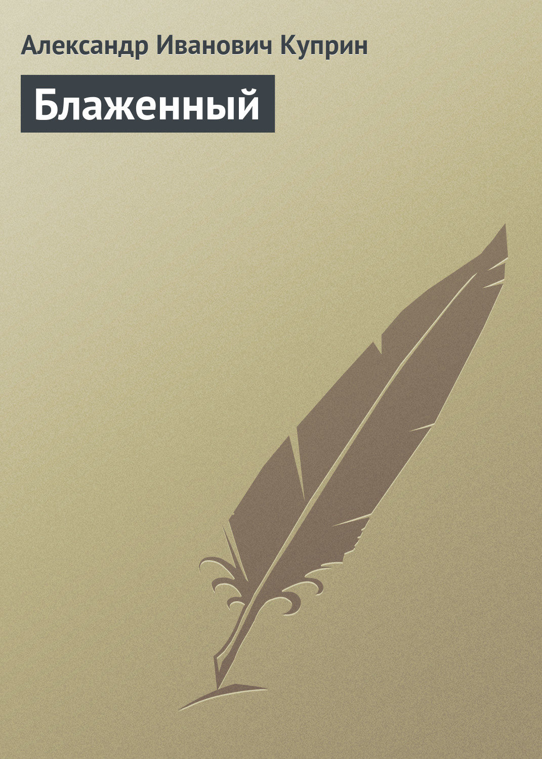 Обложка книги «Блаженный»
