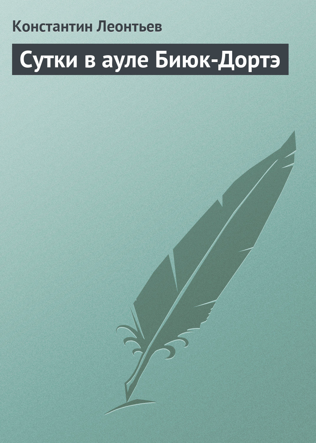 Обложка книги «Сутки в ауле Биюк-Дортэ»