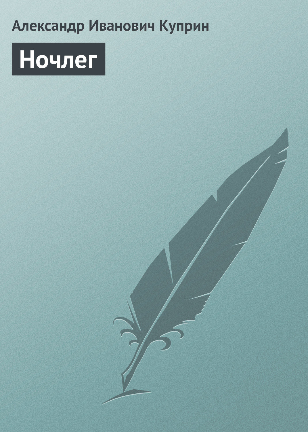 Обложка книги «Ночлег»
