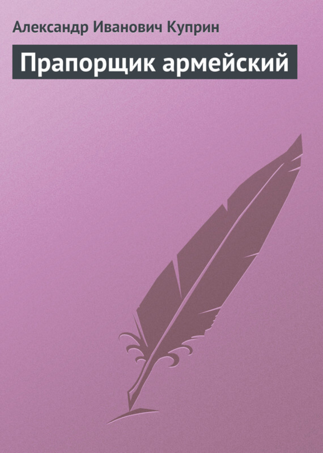 Обложка книги «Прапорщик армейский»