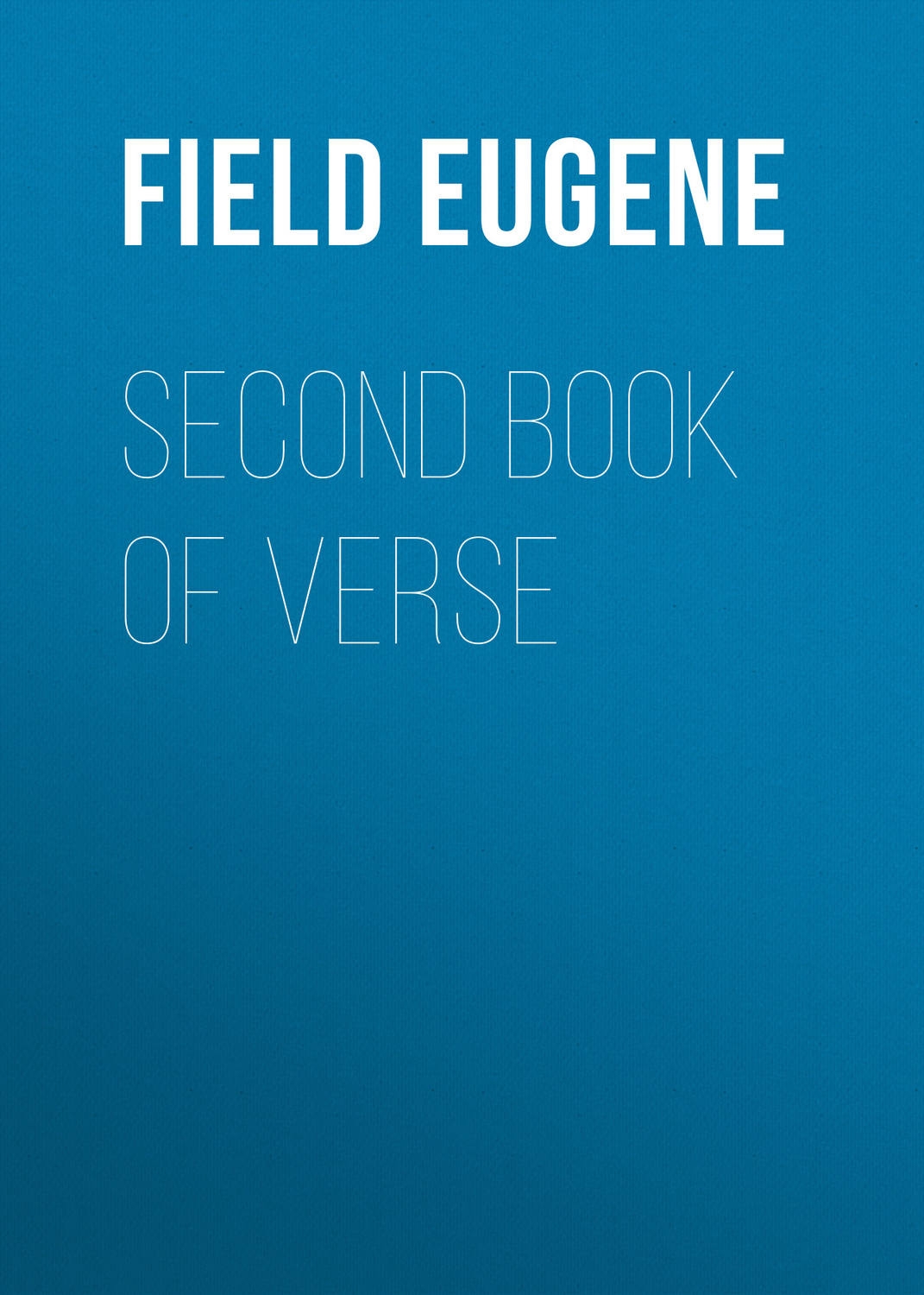 Обложка книги «Second Book of Verse»