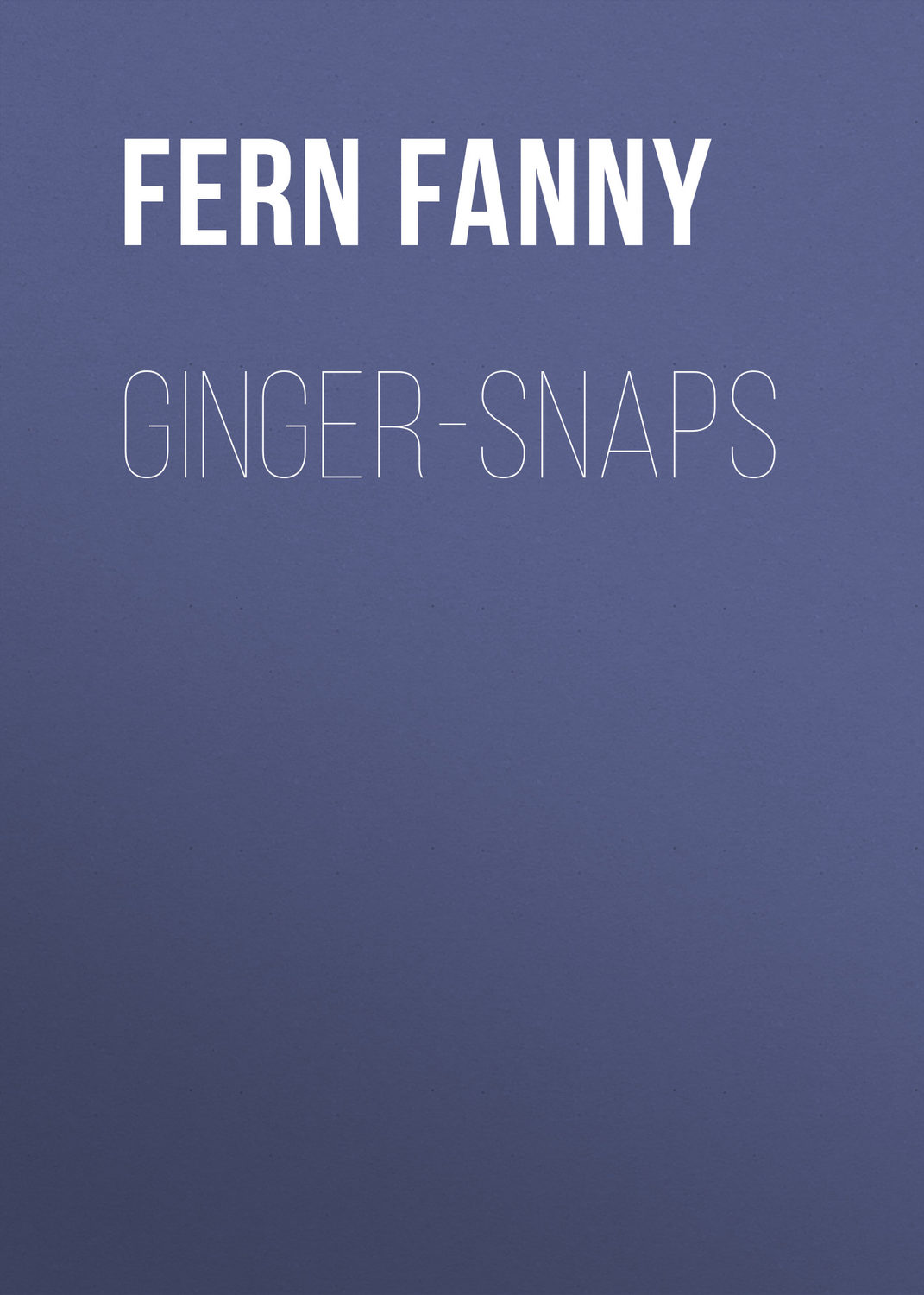 Обложка книги «Ginger-Snaps»