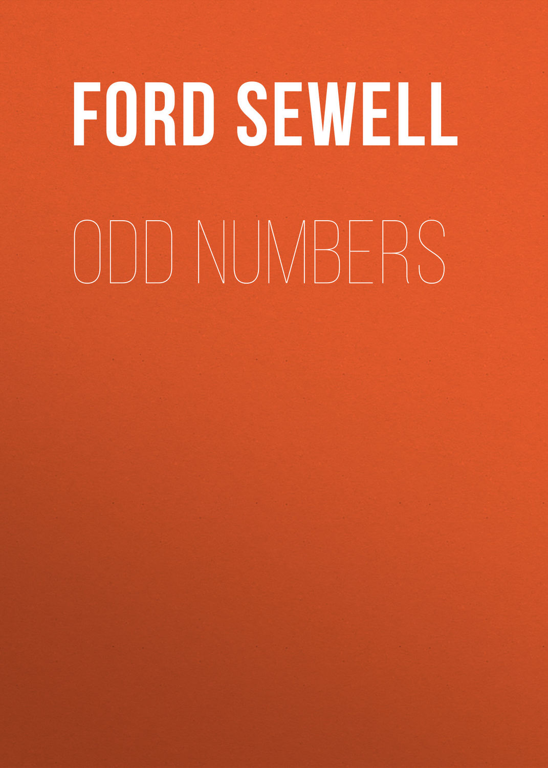 Обложка книги «Odd Numbers»
