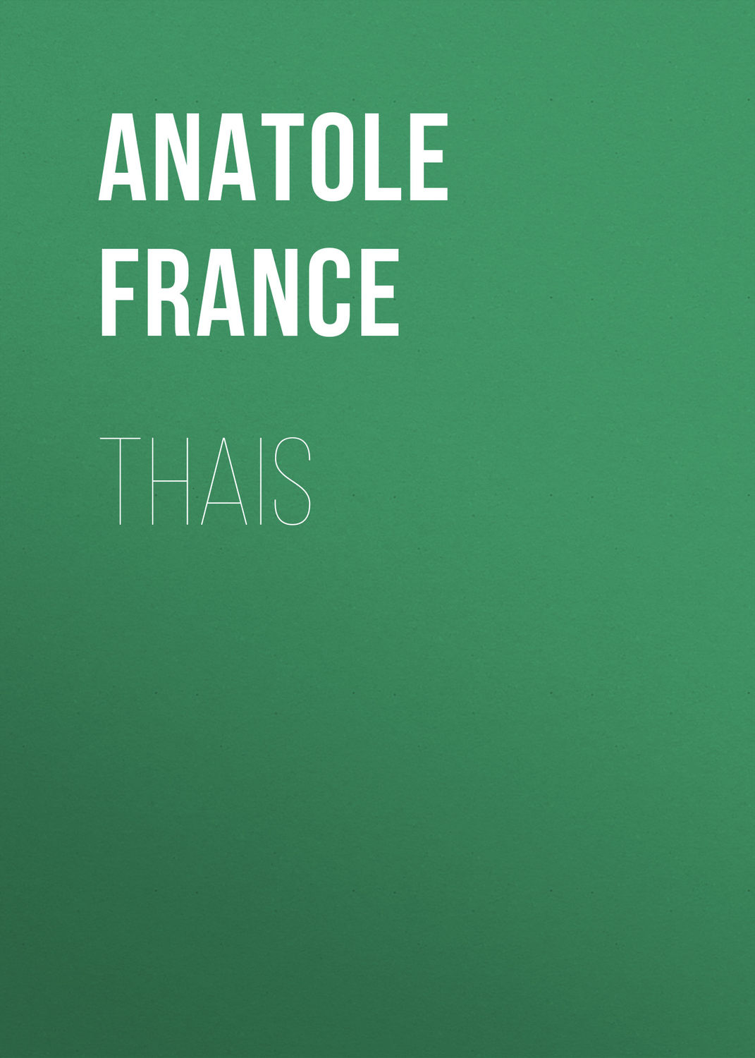 Обложка книги «Thais»