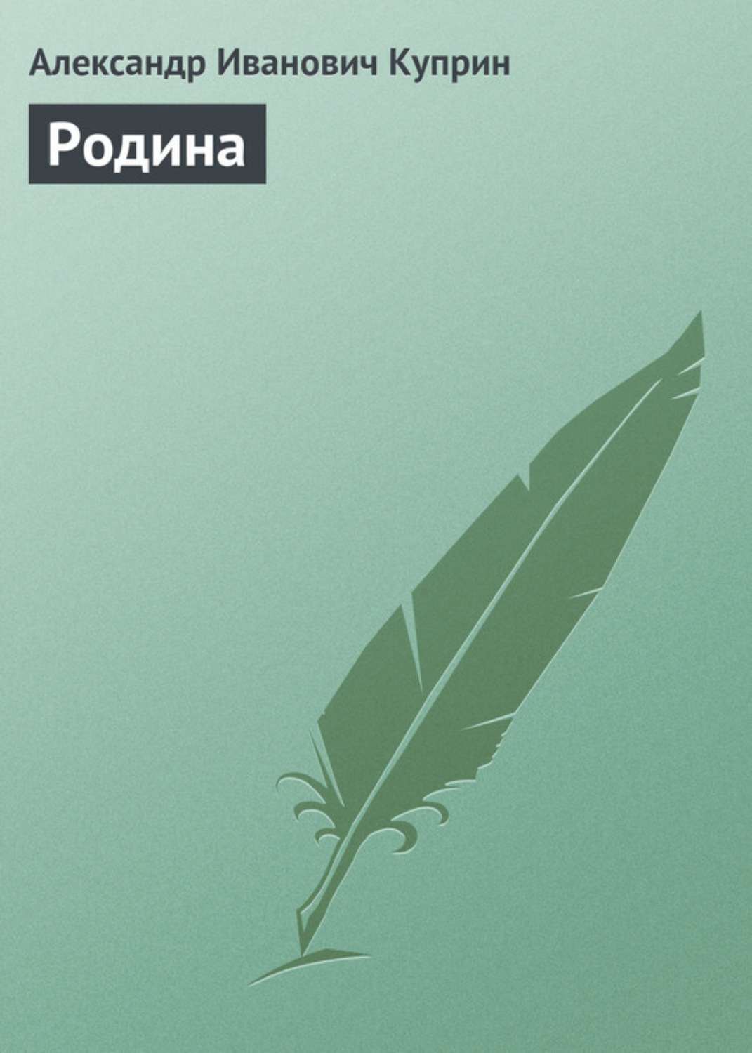 Обложка книги «Родина»