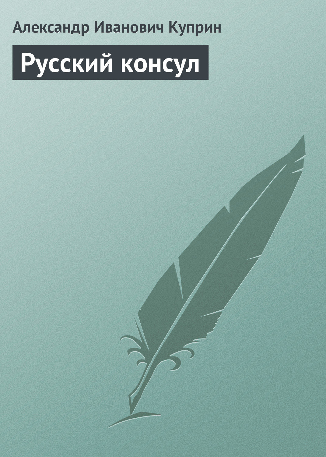 Обложка книги «Русский консул»
