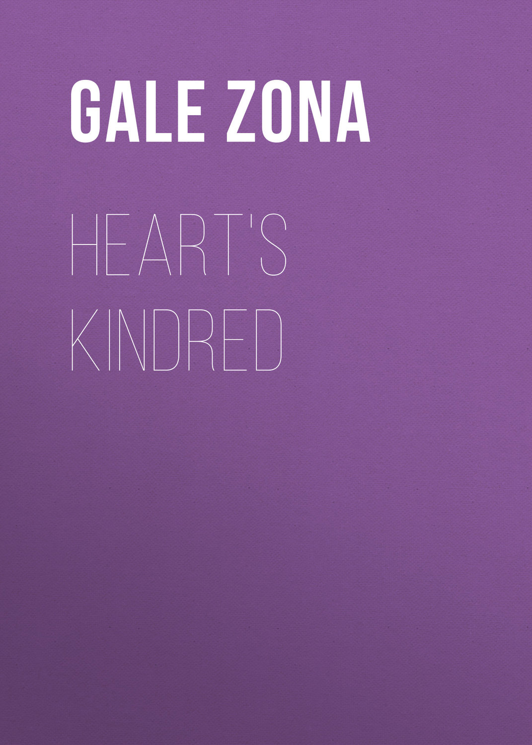 Обложка книги «Heart's Kindred»
