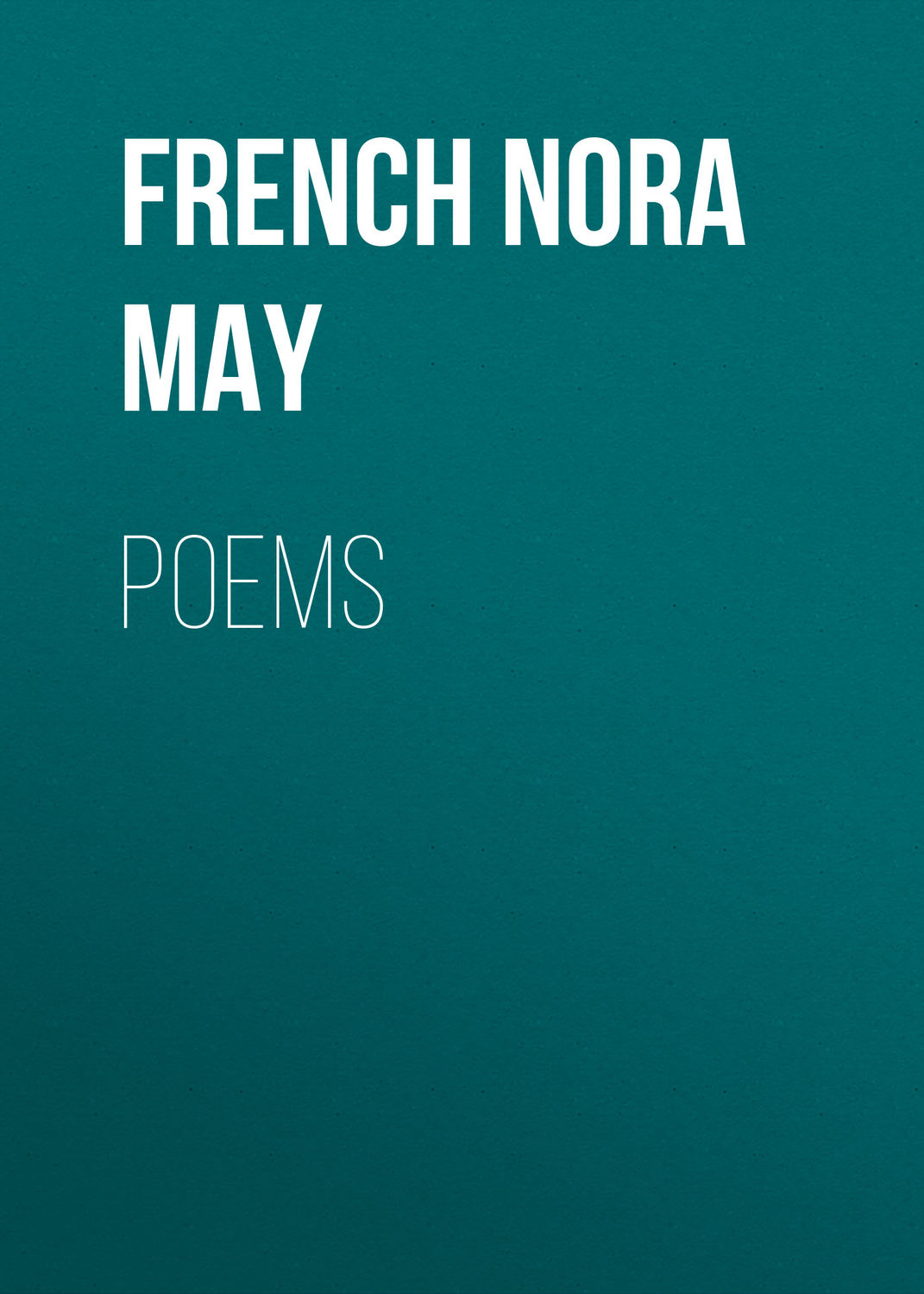 Обложка книги «Poems»