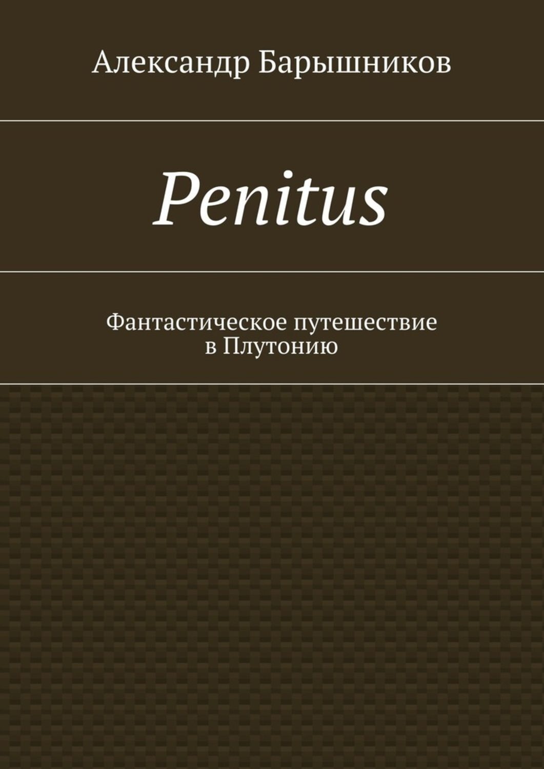 Обложка книги «Penitus. Фантастическое путешествие в Плутонию»
