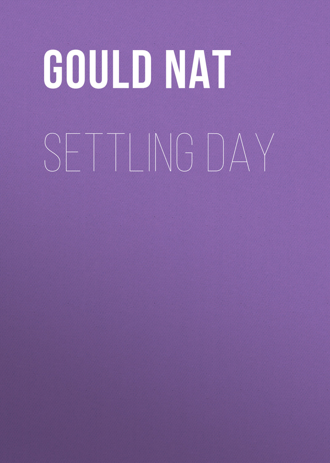 Обложка книги «Settling Day»