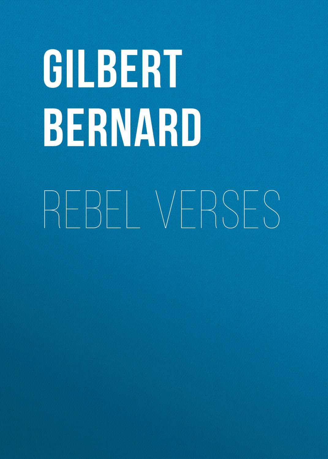 Обложка книги «Rebel Verses»