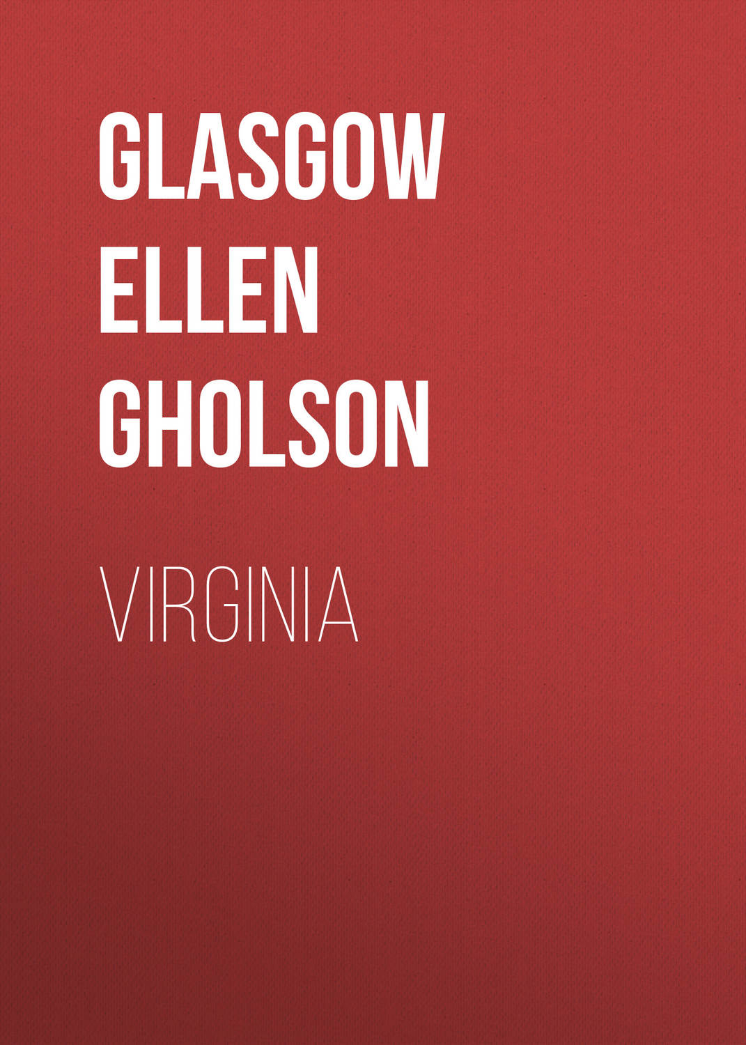 Обложка книги «Virginia»