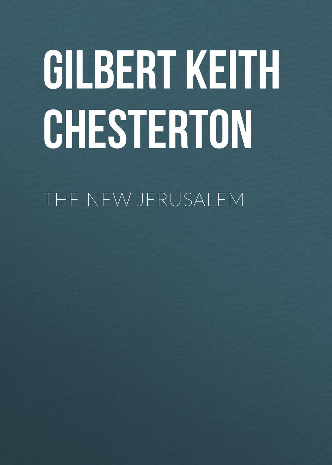 Обложка книги «The New Jerusalem»